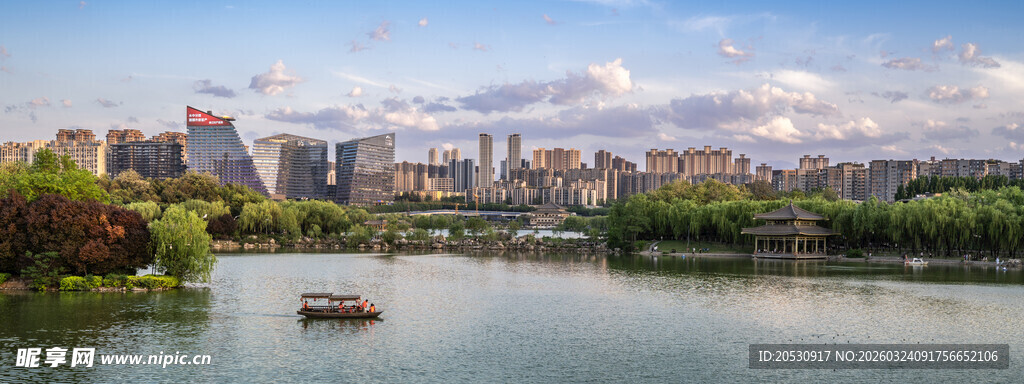 西安曲江南湖风景摄影