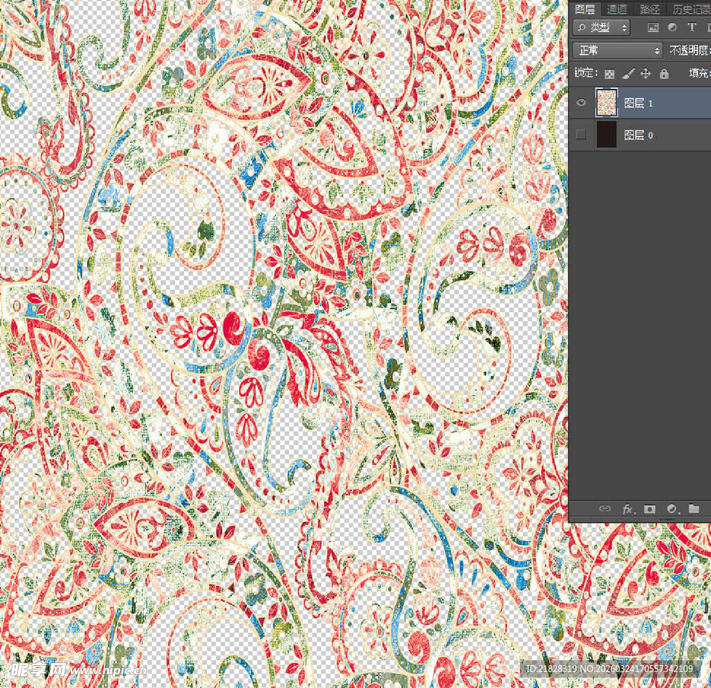 腰果花  佩斯利花纹