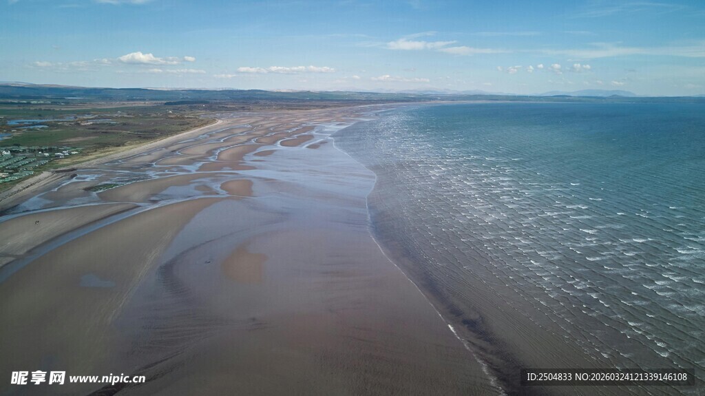 美丽海滨沙滩风光