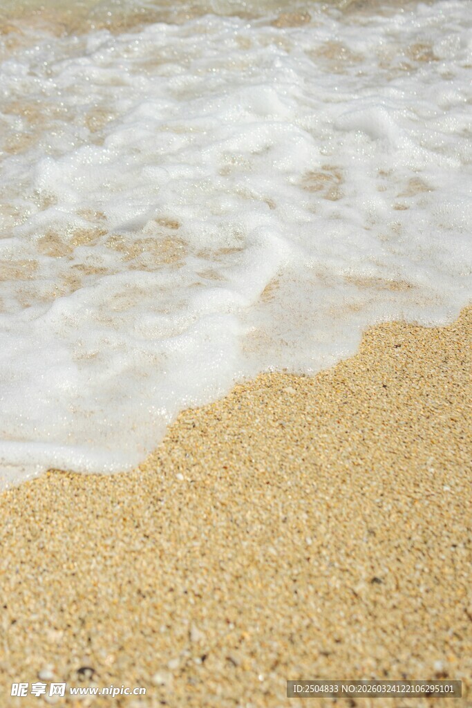 沙滩海浪 自然海滨之美