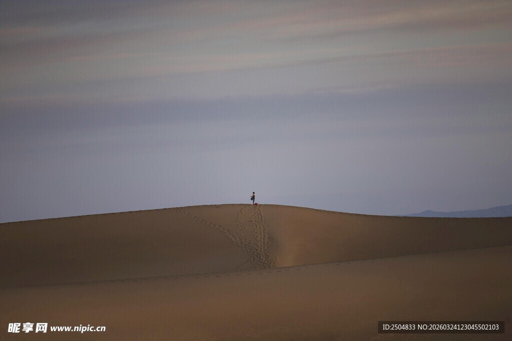  漠孤影 徒步者的征程