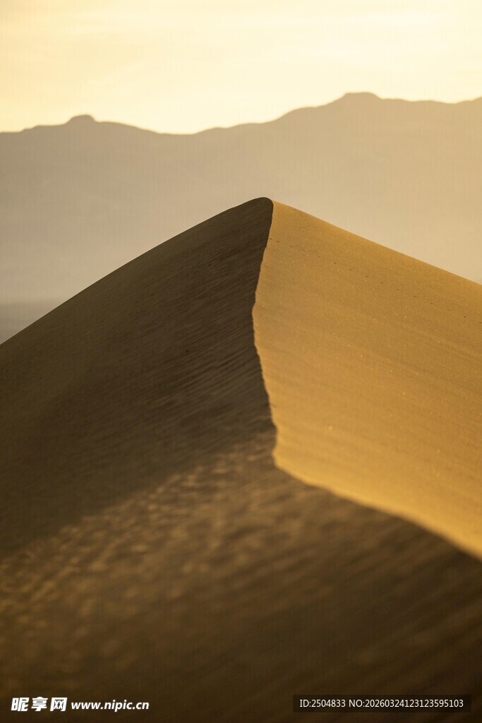  漠沙丘壮丽风光