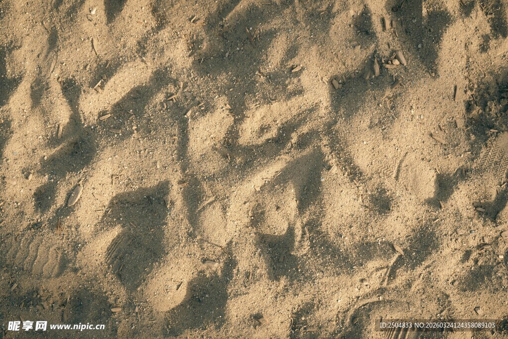 粗糙沙面纹理特写