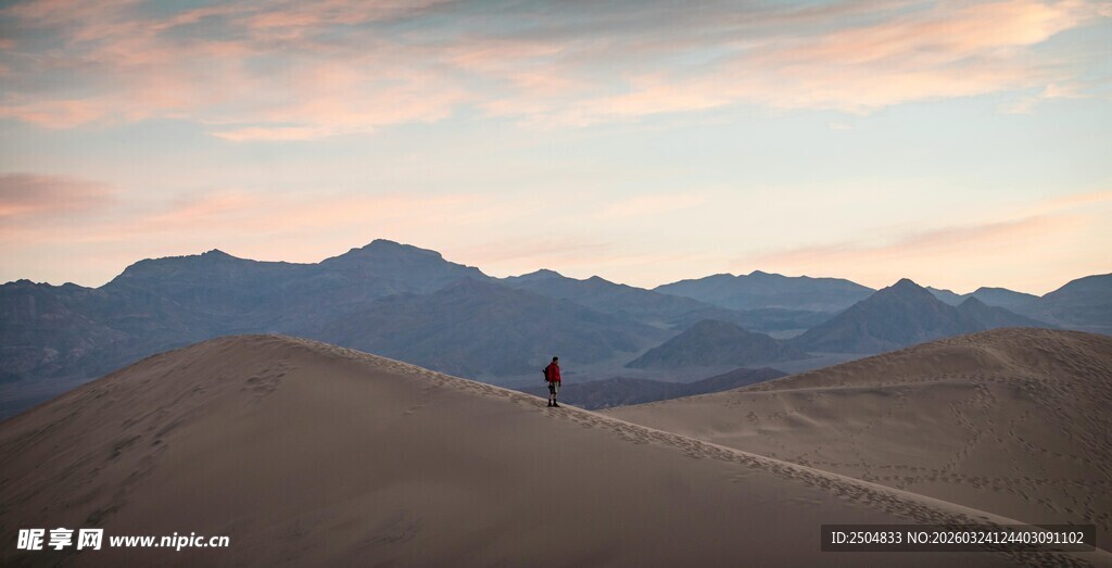  漠中的孤独行者
