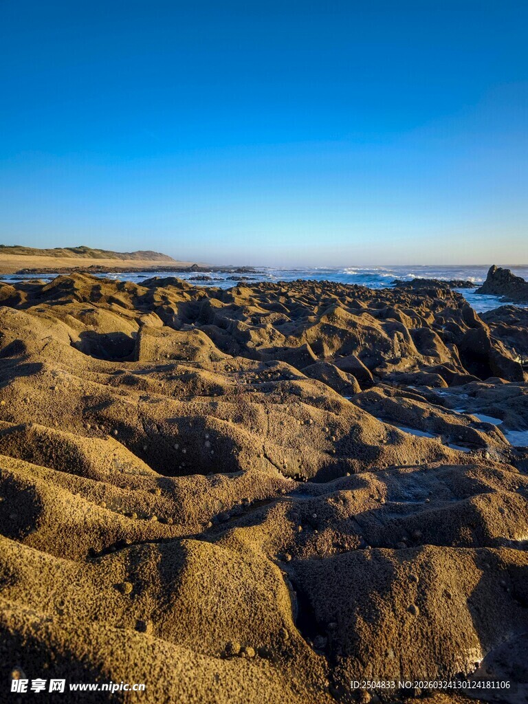  漠地貌景观 沙海无垠
