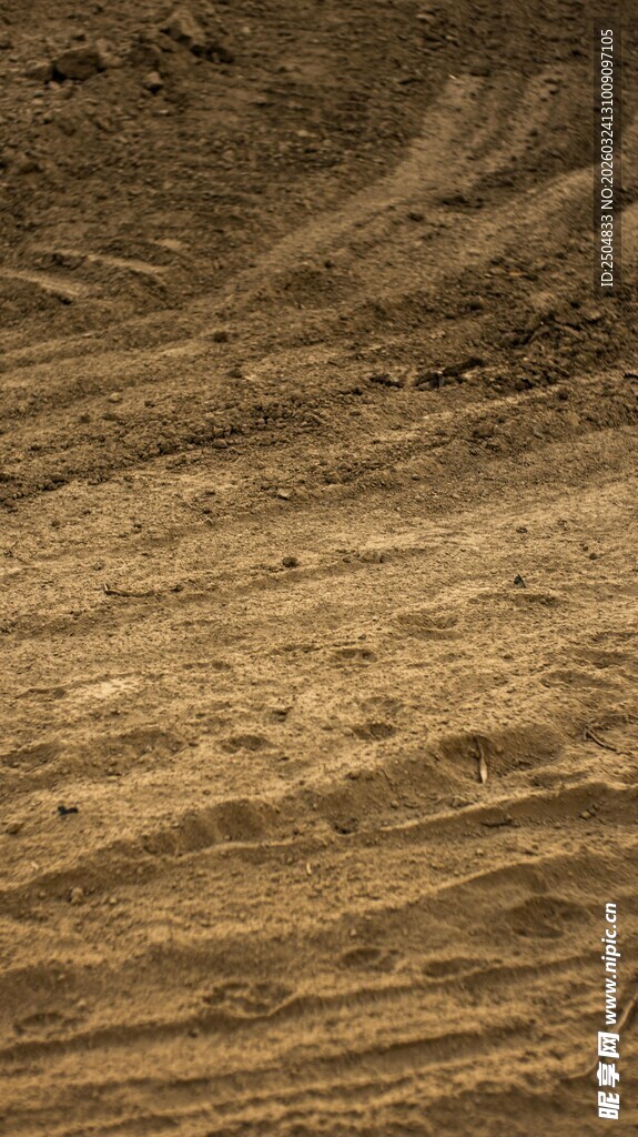  漠沙地纹理特写