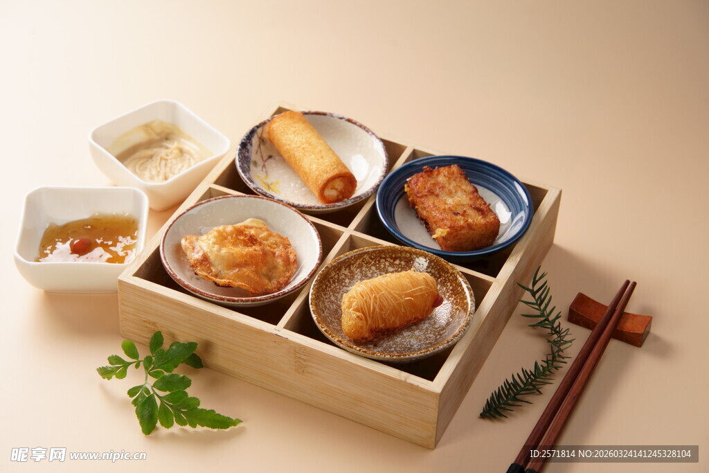 春卷 油条 榴莲酥 萝卜糕 