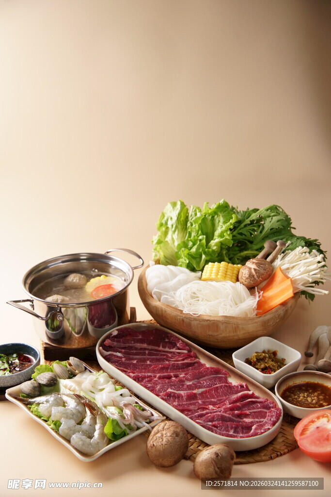 大虾 鲍鱼火锅食材大集合