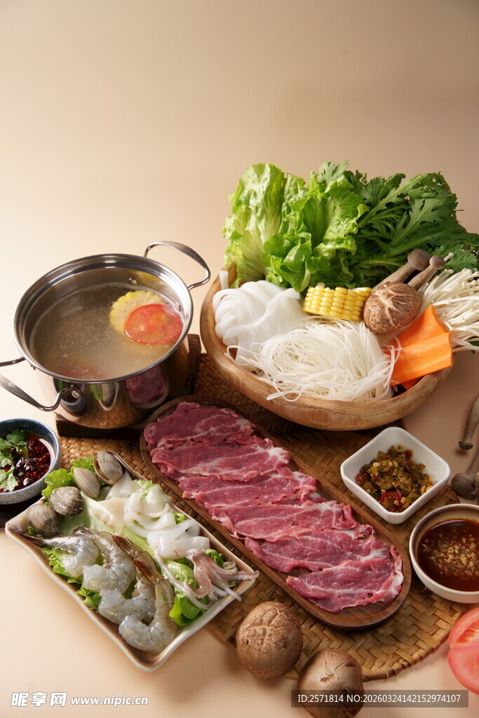 清汤火锅食材大集合