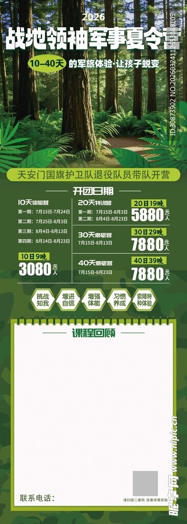 森林主题手抄报模板