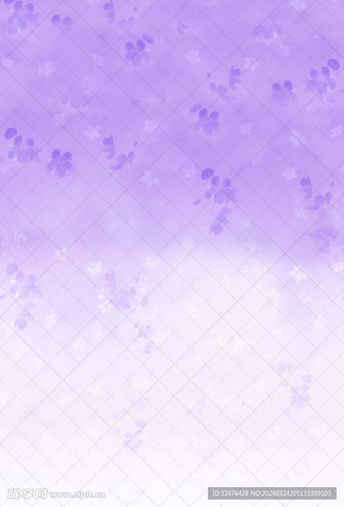 淡紫色渐变雪花背景图
