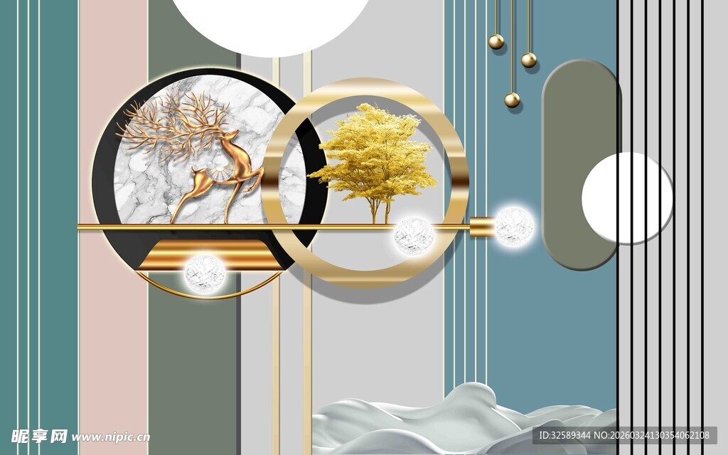 新中式创意装饰艺术挂画