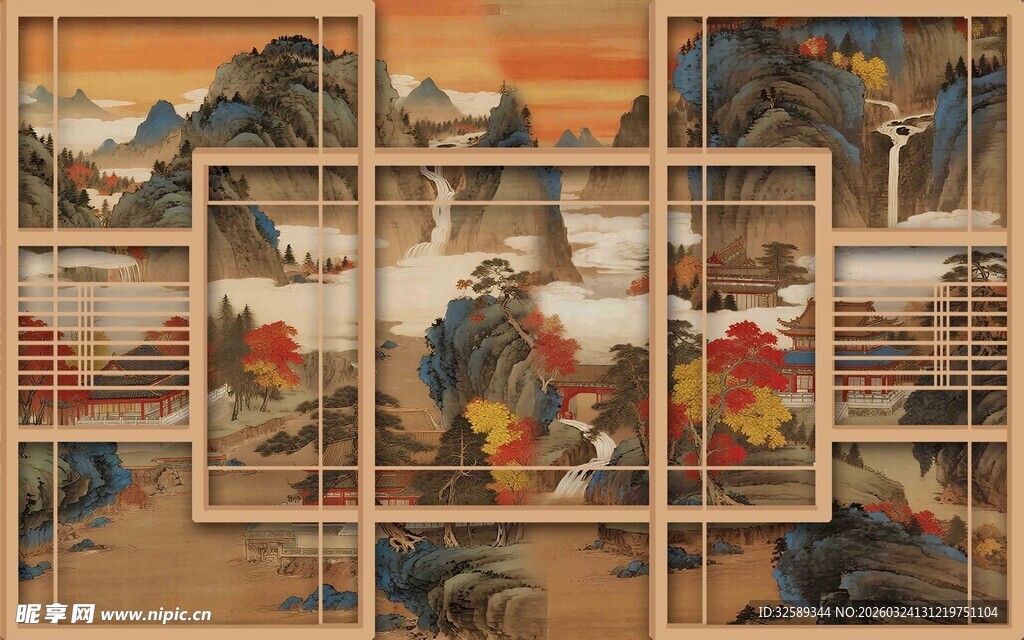 古代战争场景画作展示