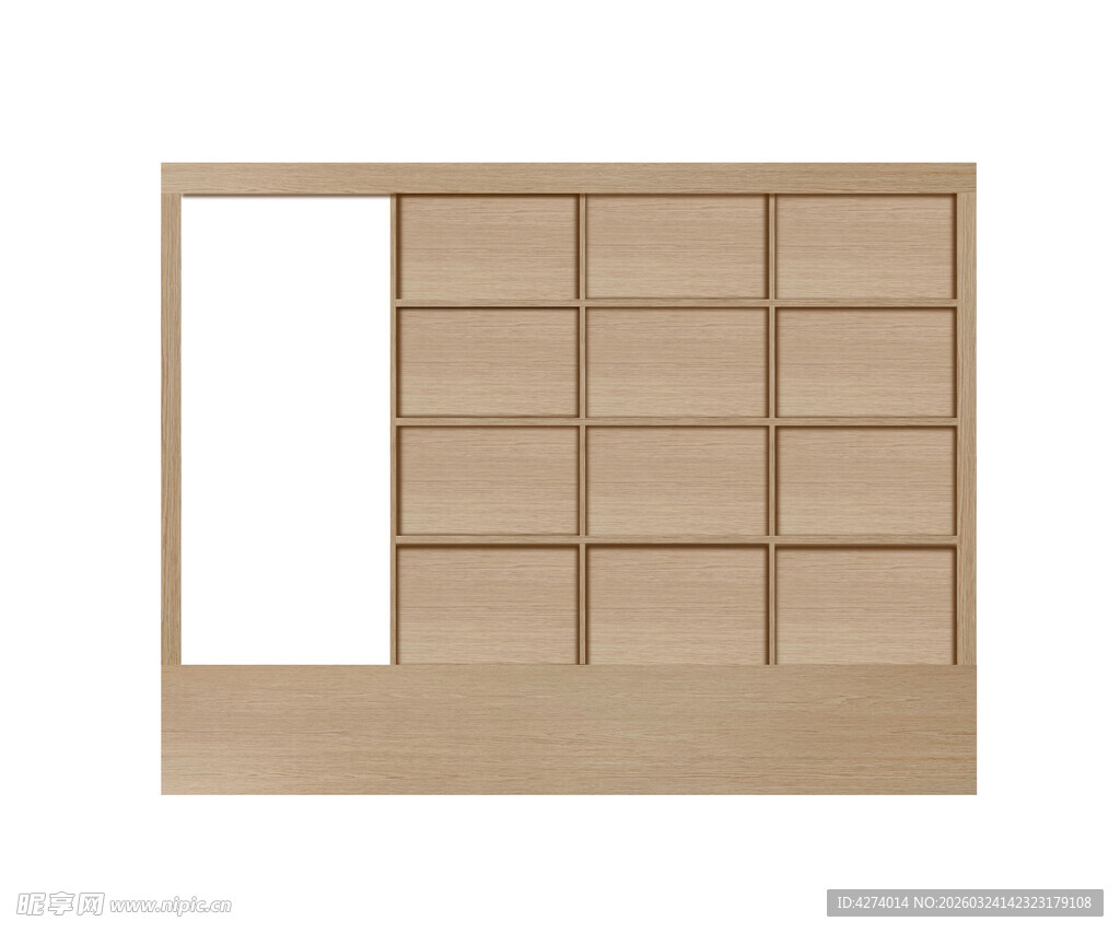 木质多格收纳架