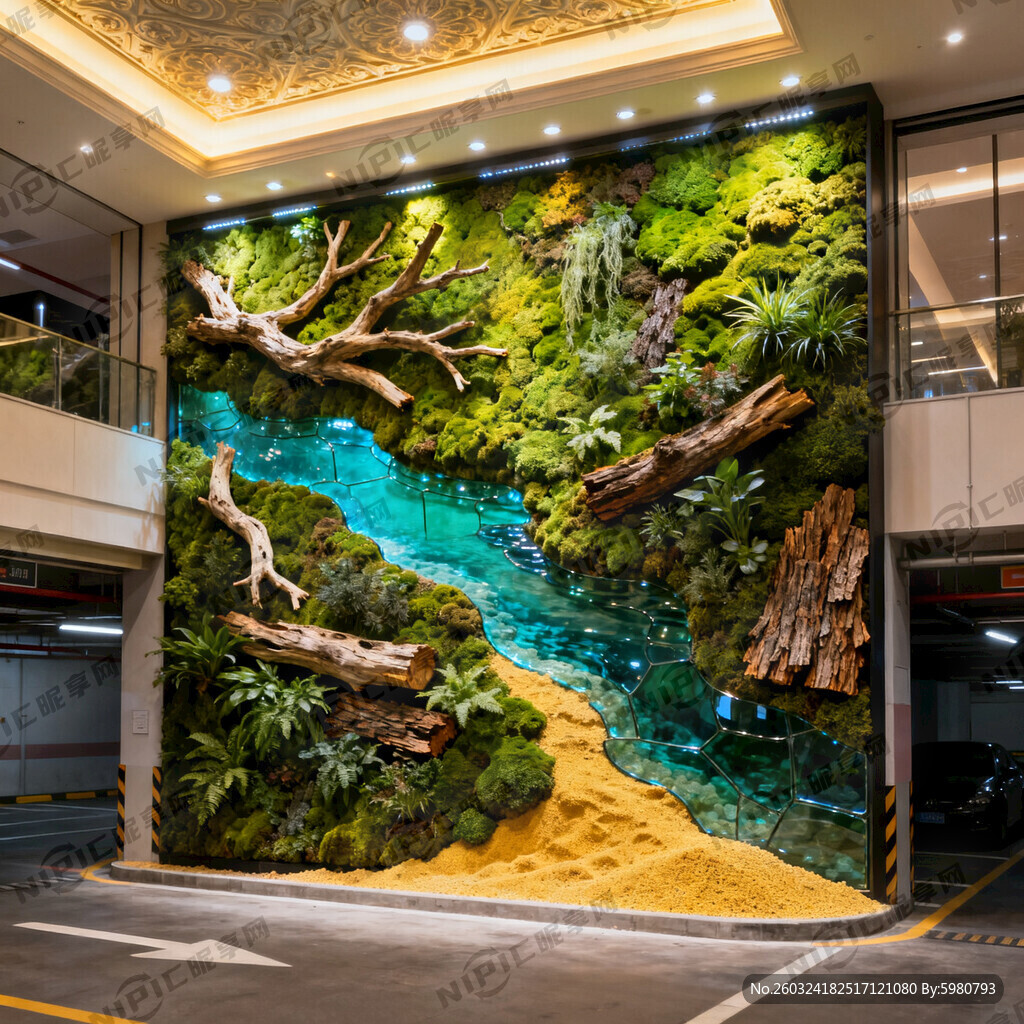 用永生苔藓、干树枝、漂流木、松