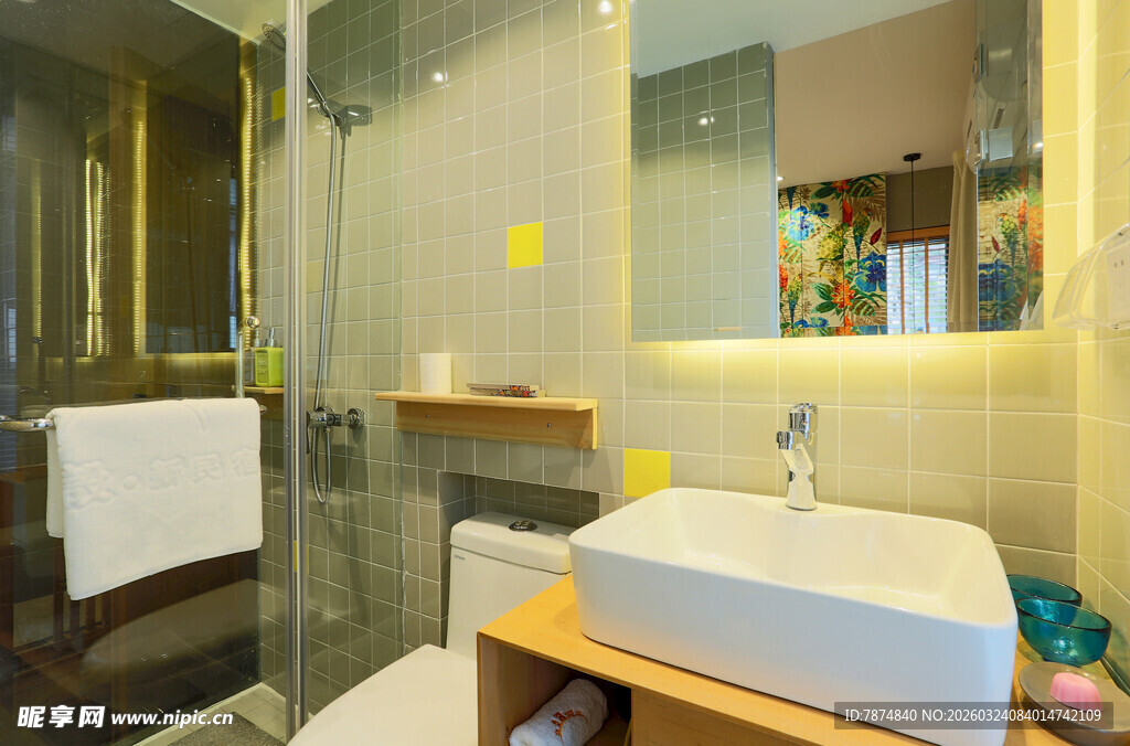 现代简约风浴室洗手台