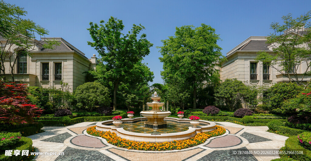 优雅庭院景观设计