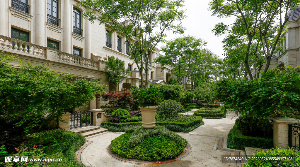 精致优雅的城市花园景观