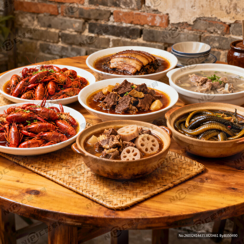 绘制一桌周老嘴镇地道本地菜