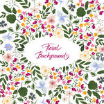 花卉背景图案设计