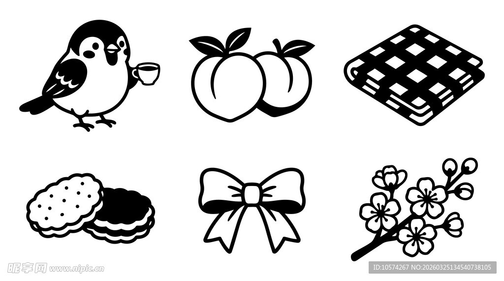 可爱卡通小物集合