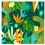 热带植物花卉图案设计