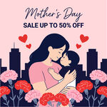 母亲节促销 母女温馨时刻