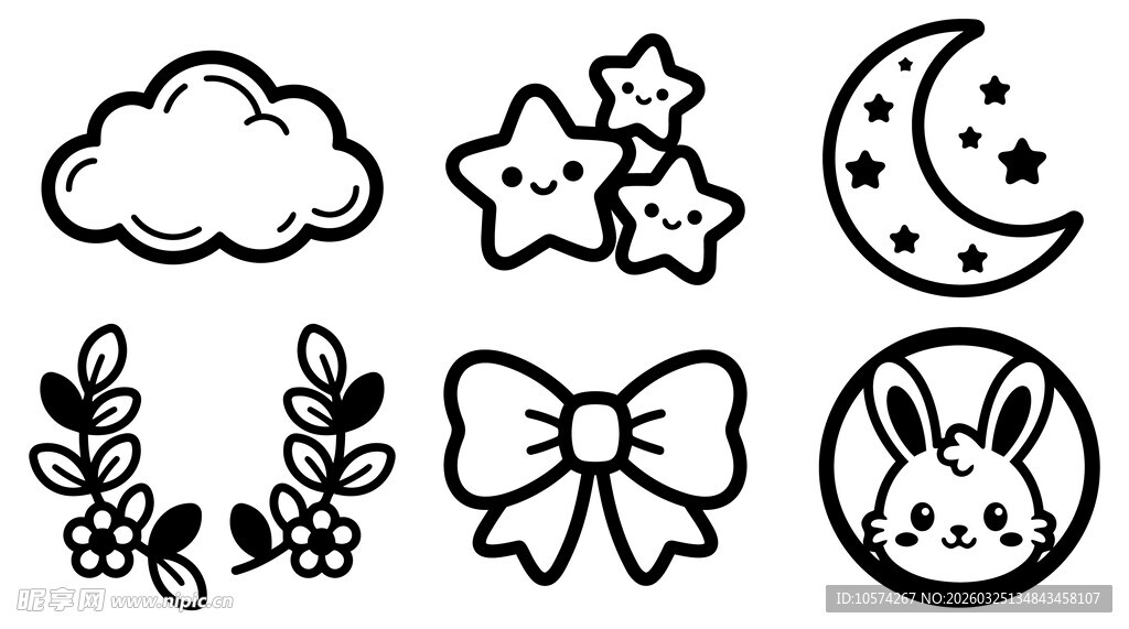 可爱卡通图案集合