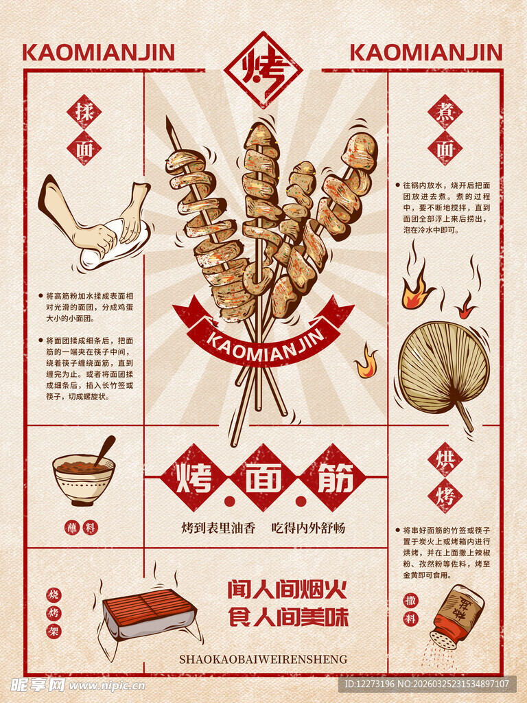 传统美食烤制技艺展示