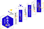 企业文化楼梯展示墙