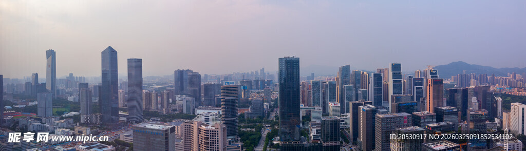 深圳南山科技园城市天际线