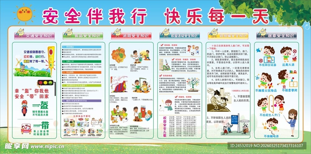 幼儿园安全宣传栏