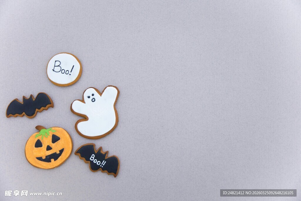 万圣节主题装饰小饼干