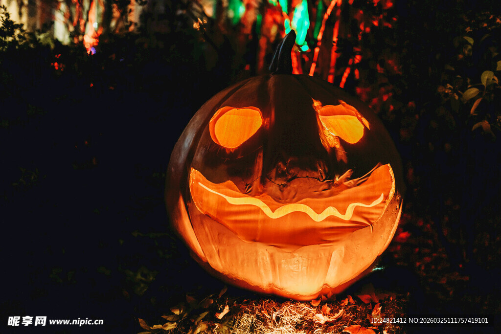 万圣节发光南瓜灯