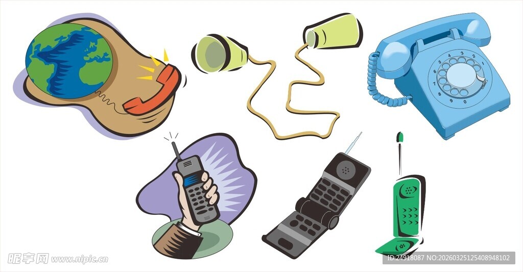 多样复古物件展示