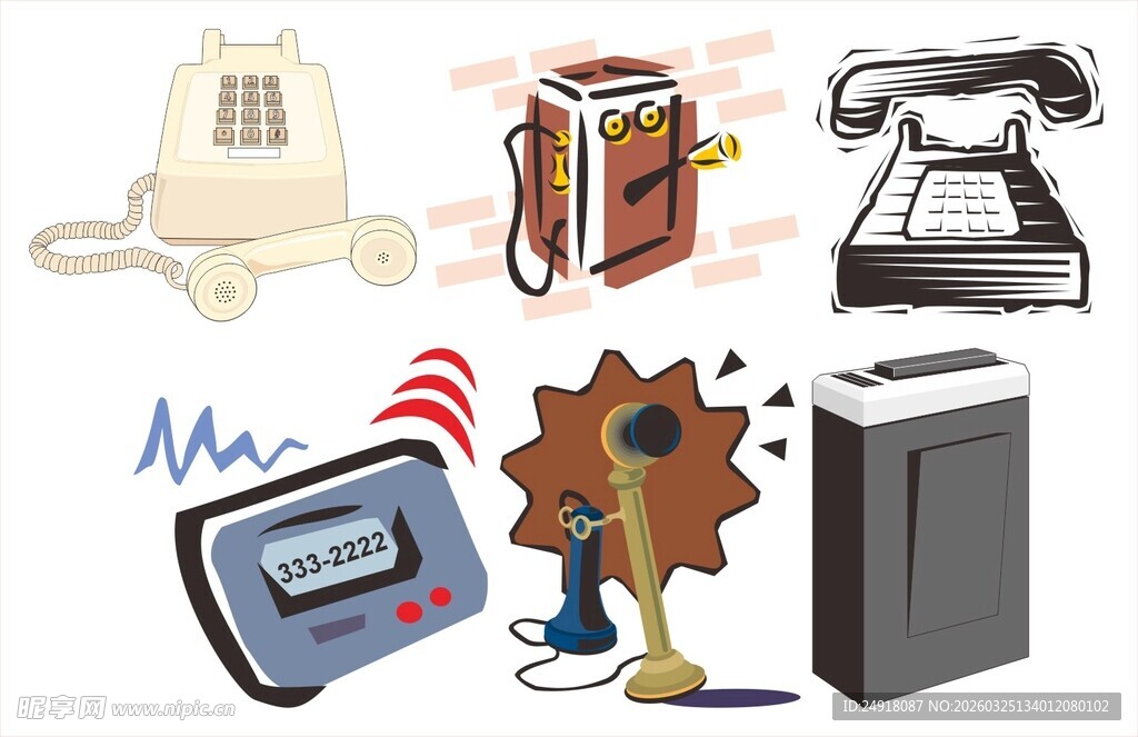 多样电器设备展示图