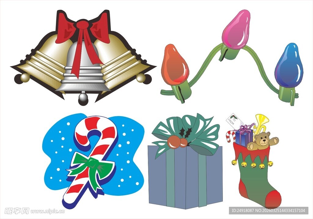 圣诞装饰物品集合