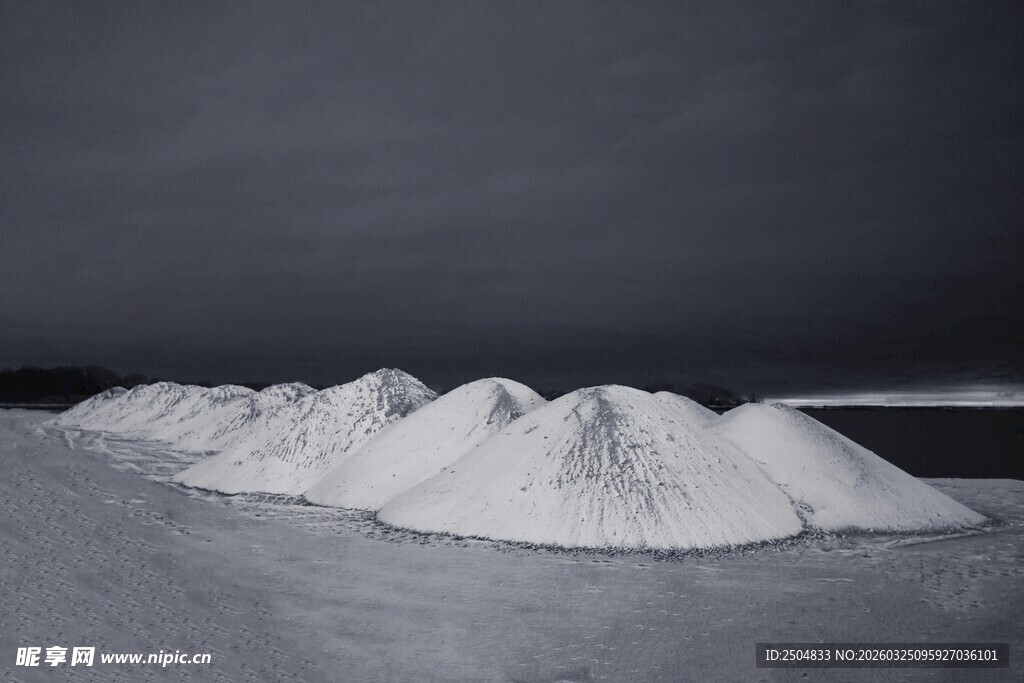 雪堆景观