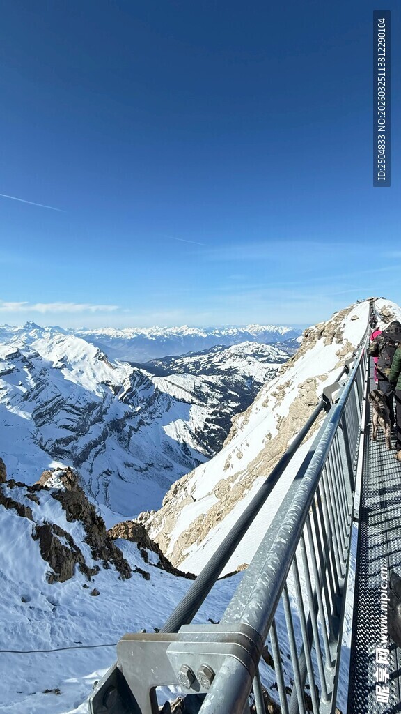 雪山观景台壮丽风光