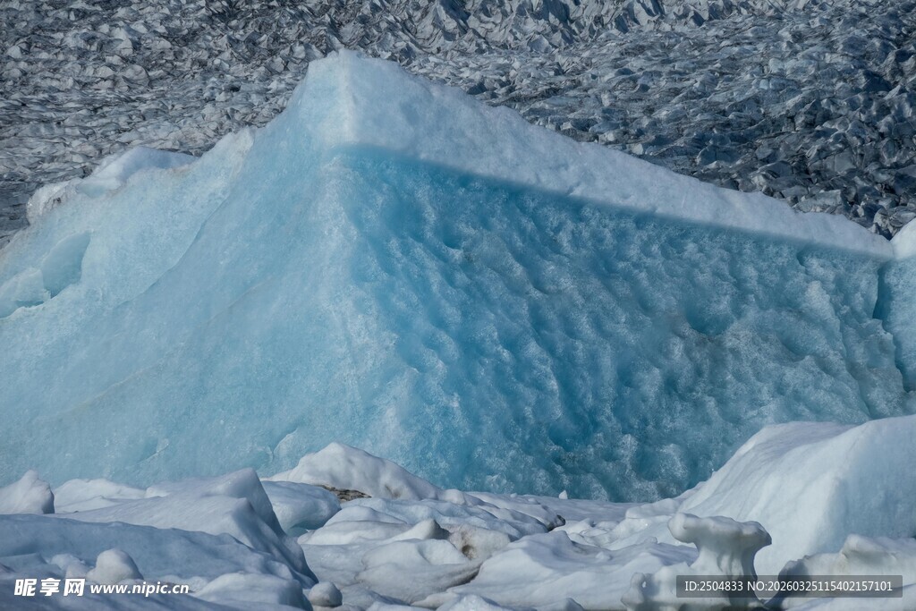 壮观蓝冰景观