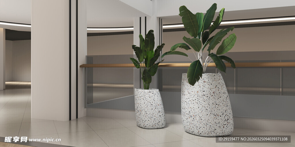 现代风格花瓶绿植装饰