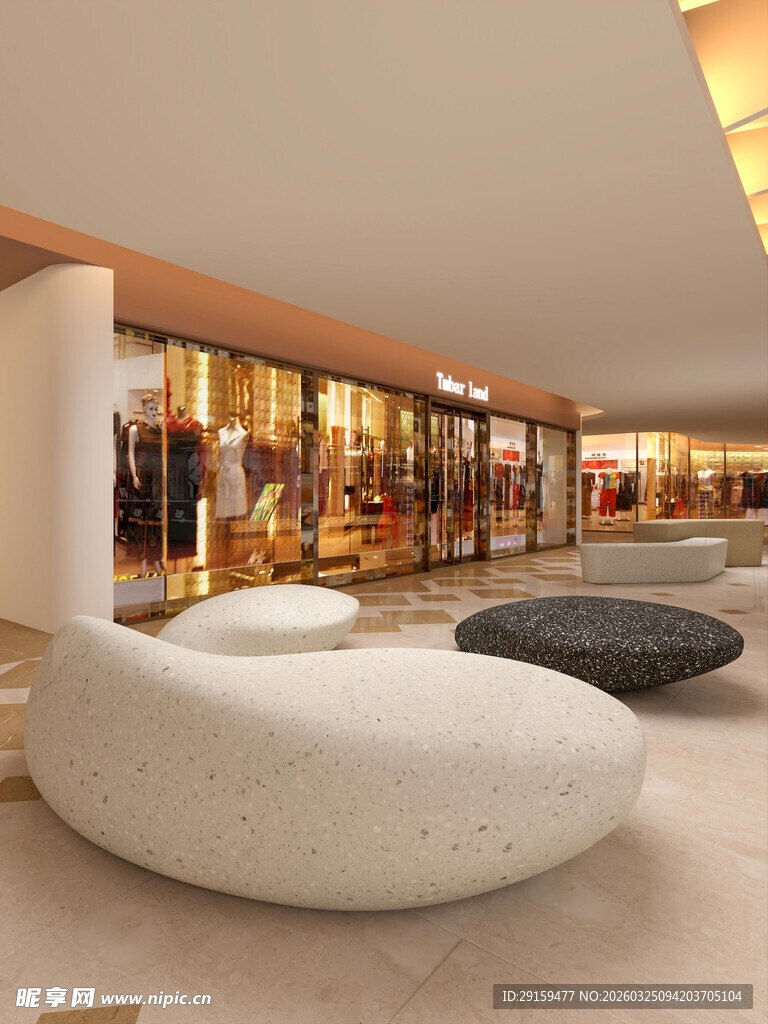 现代时尚室内休息空间