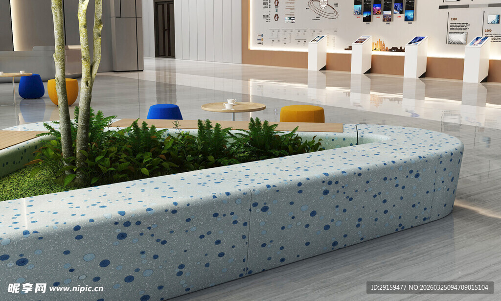 现代室内绿植装饰景观