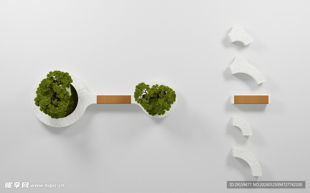 绿植摆件简约空间小装饰