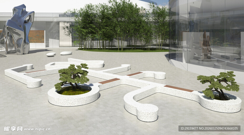 现代庭院景观设计示例