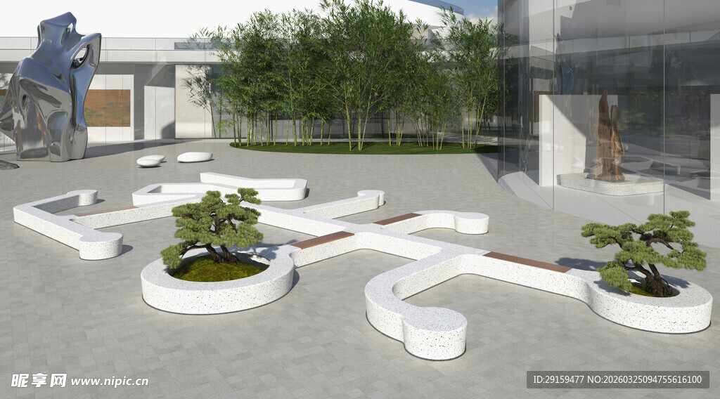 现代庭院景观设计示例