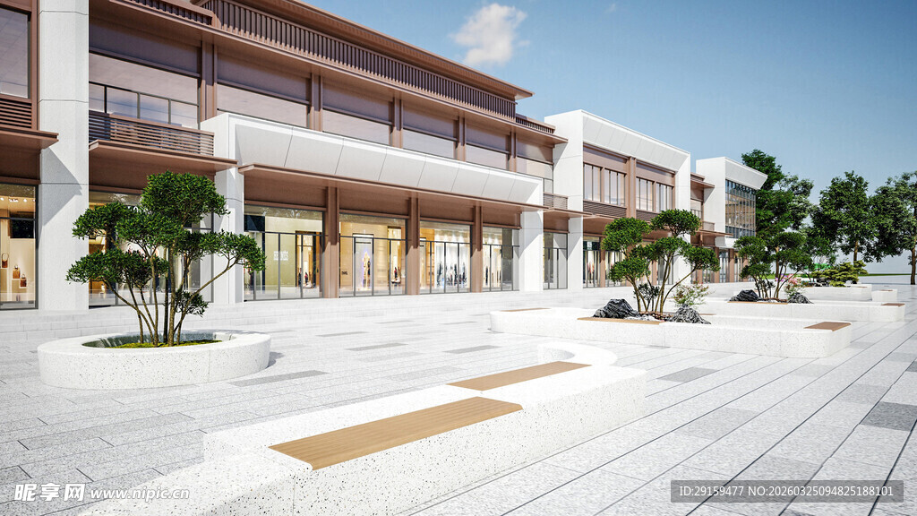 现代商业街户外景观设计