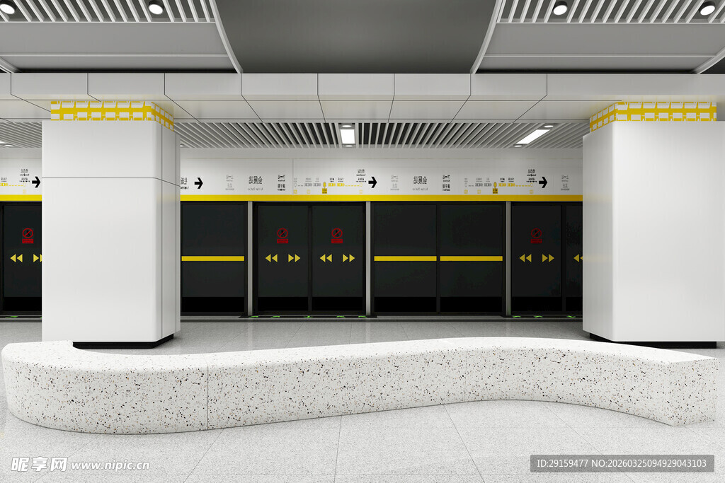 现代风格储物柜接待台空间