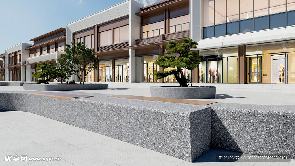 现代风格商业广场景观
