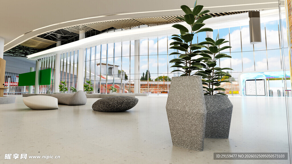 现代简约风格室内休息区